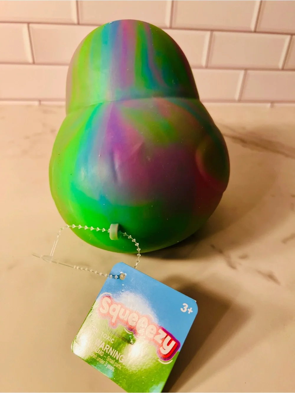 Squeezy Rainbow Duck Squishy Toy - Multicolor - Picture 5 of 6